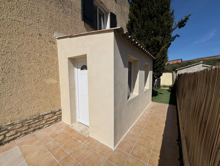 Réalisation d'un hall d'entrée à Orgon