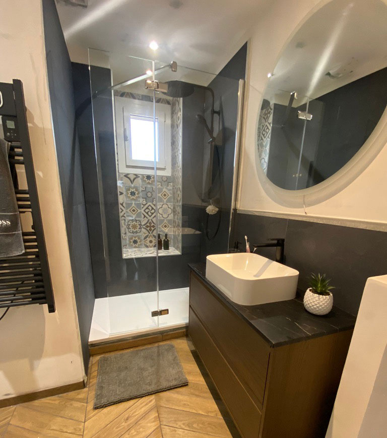 Salle de bain rénovait à Salon de Provence